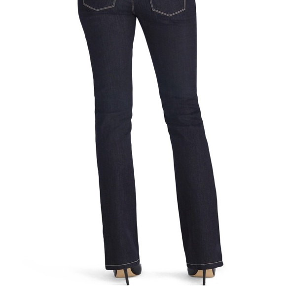 White House Black Market Dark Wash Skinny Flare Jean - Picture 10 of 16